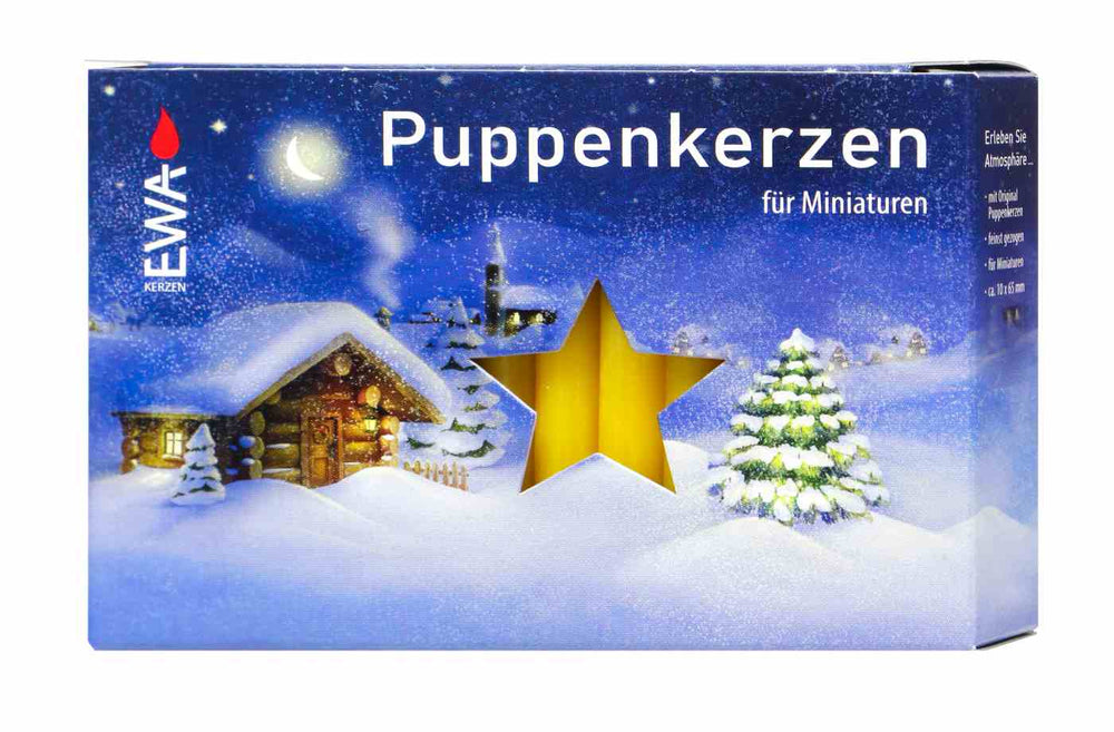 Puppenkerzen Natur 40/100, 40 er