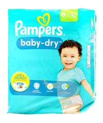Pampers Baby Dry Windeln Größe 6 (13 - 18kg), 22 er