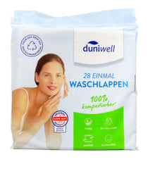 Duniwell Einmalwaschlappen 6-lagig, 28 er