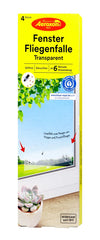 Aeroxon Fensterfliegenfalle Transparent, 4er