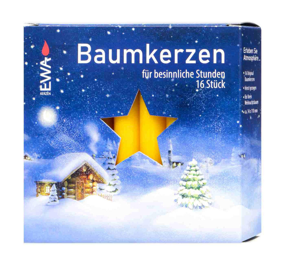 Baumkerzen Natur, 16/250, 4 Stk.