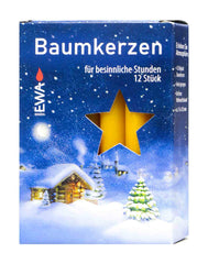 Baumkerzen Natur, 12/250, 12 er