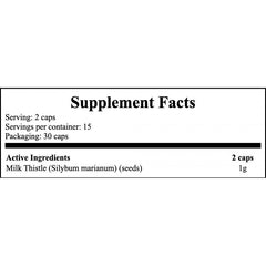 Full Spectrum Milk Thistle 500mg - 30caps
