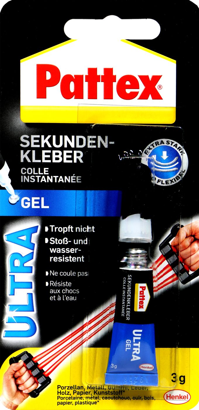 Pattex Sekundenkleber Ultra Gel, 3 g