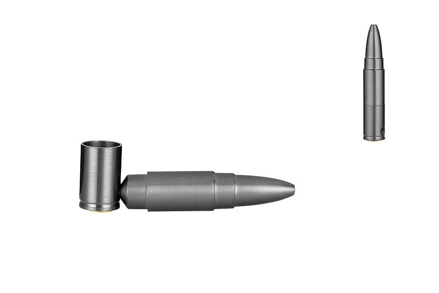 Purpfeife Patrone, Metall