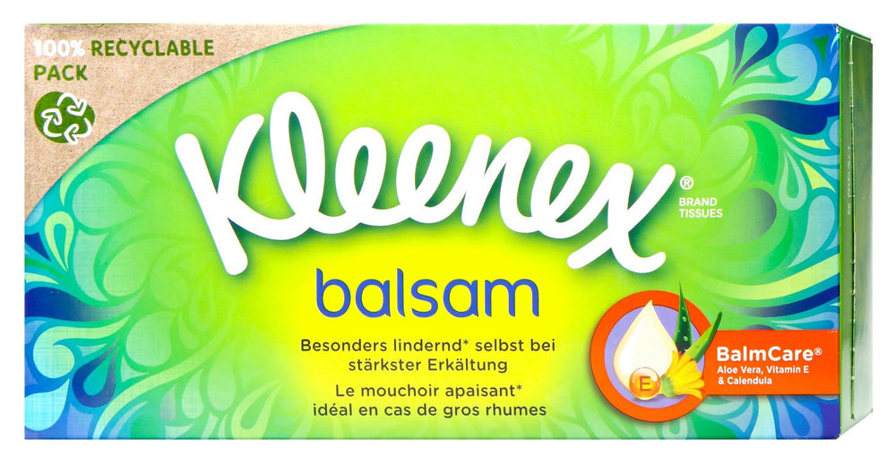 Kleenex Balsam Taschentücher Box, 56 er
