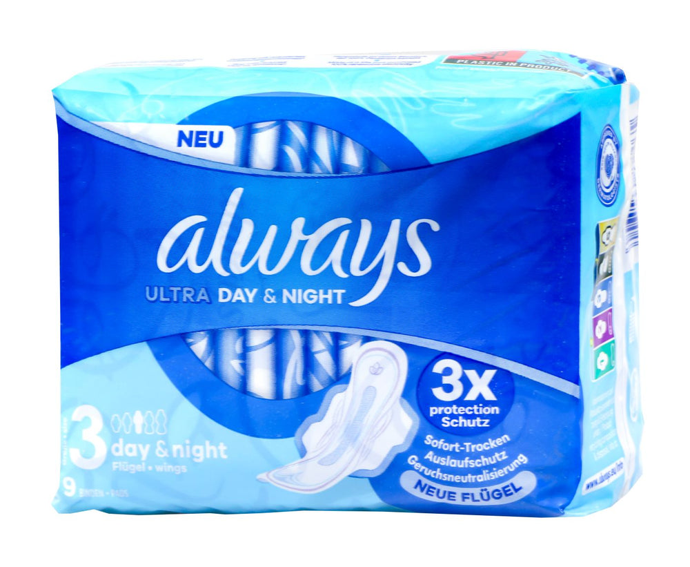 Always Ultra Night Maxi mit Flügeln, 7 er