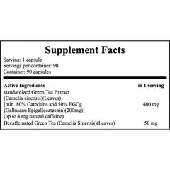 EGCg Green Tea Extract 400mg - 90vcaps