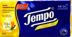Tempo Soft & Sensitive Balsam Mandelöl und Aloe Vera, 12 x 9
