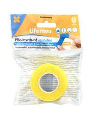 Lifemed Selbsthaftender Pflasterverband farbig sortiert, 2,5cm x 4 Meter