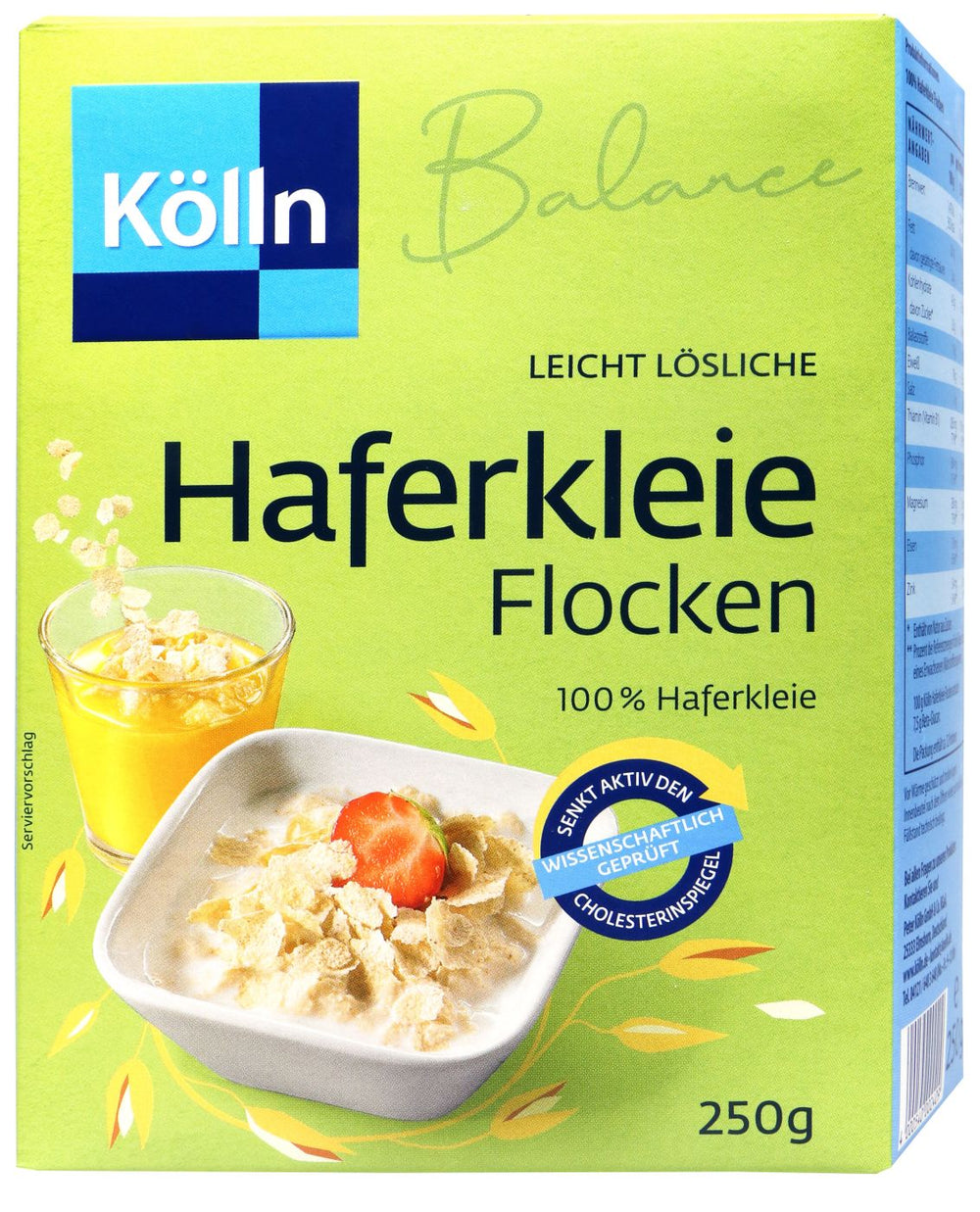Kölln Haferkleie Flocken, 250 g