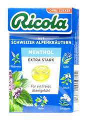 Ricola Böxli Menthol extra stark ZF, 50 g