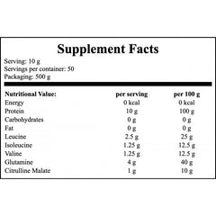 BCAA Master - 500g - Raspberry