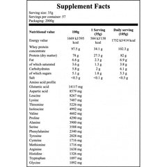 Whey Protein 80 - 2000g - Vanilla