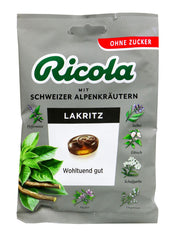Ricola Lakritz Zuckerfrei, 75 g