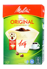 Melitta Filtertüten 1x4 Naturbraun Aroma, 80 er