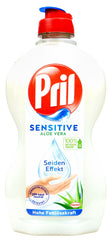 Pril Geschirrspülmittel Sensitiv Aloe Vera & Seideneffekt, 450 ml