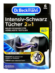 Dr. Beckmann Intensiv-Schwarz Tücher 3in1, 8 er