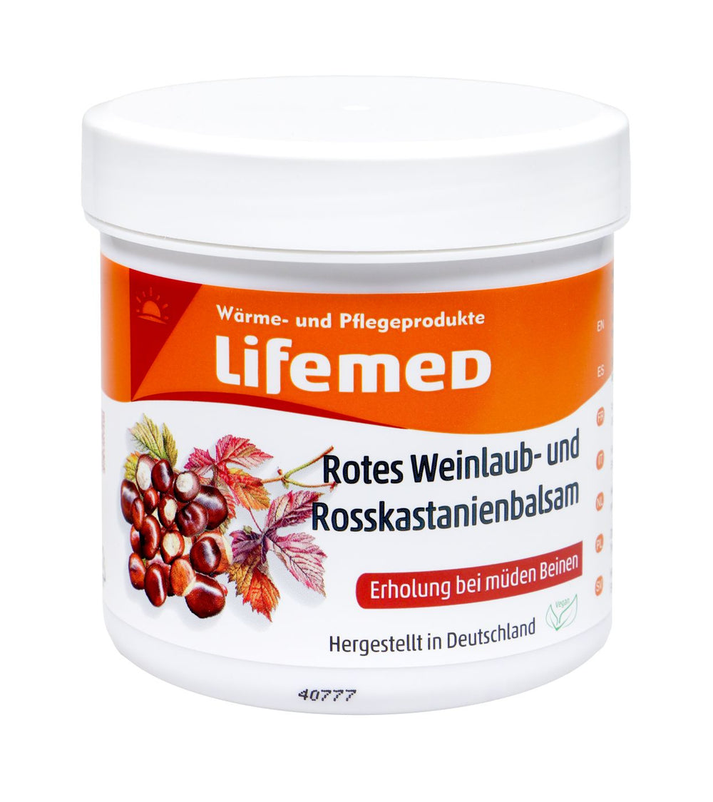 Lifemed Rotes Weinlaub-und Rosskastanienbalsam, 250 ml