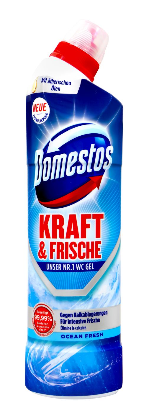 Domestos Aktiv Kraft WC Gel Ocean, 750 ml