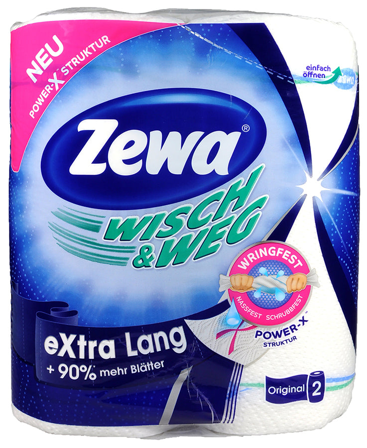 Zewa Wisch und Weg Klassik Original extra lang, 2 x 86