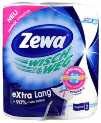 Zewa Wisch und Weg Klassik Original extra lang, 2 x 86