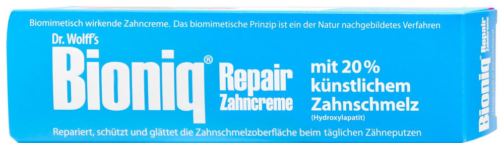 Bioniq Zahncreme ohne Fluor blau, 75 ml