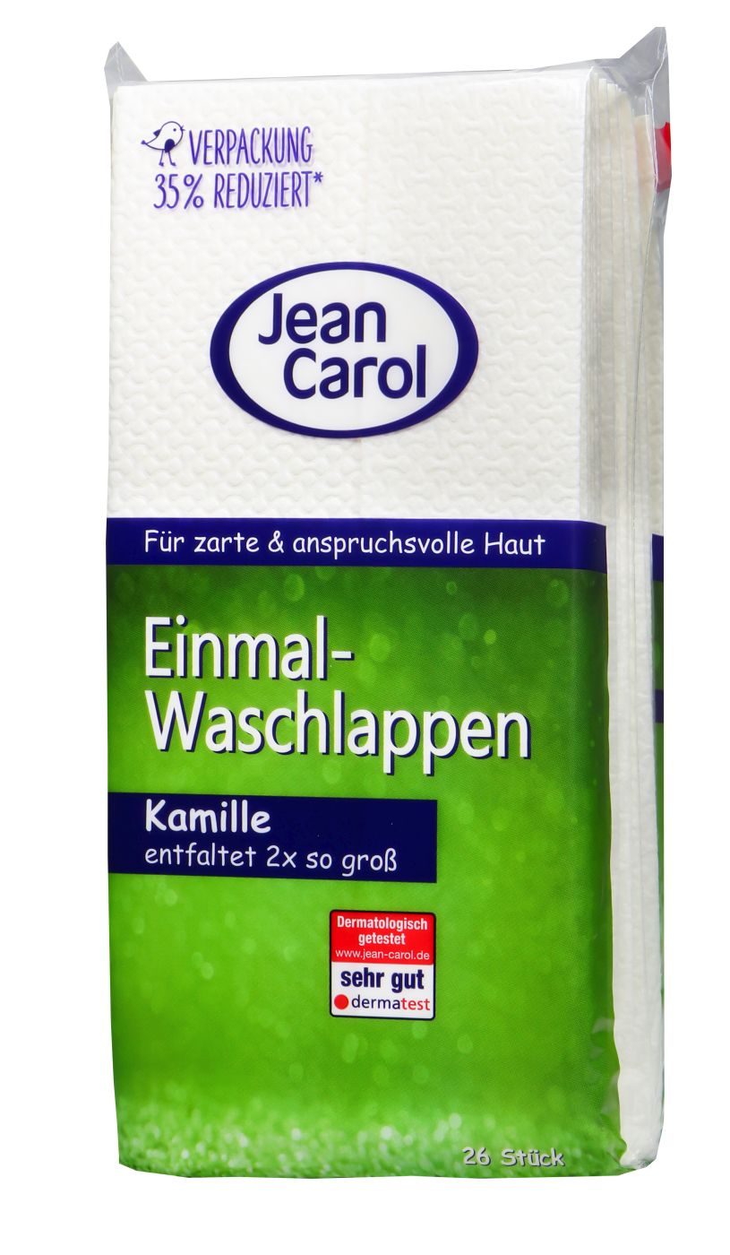 Jean Carol Einmal Waschlappen Kamille, 26 er
