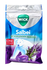 Wick Salbei mit kühlendem Menthol Beutel ohne Zucker, 72 g