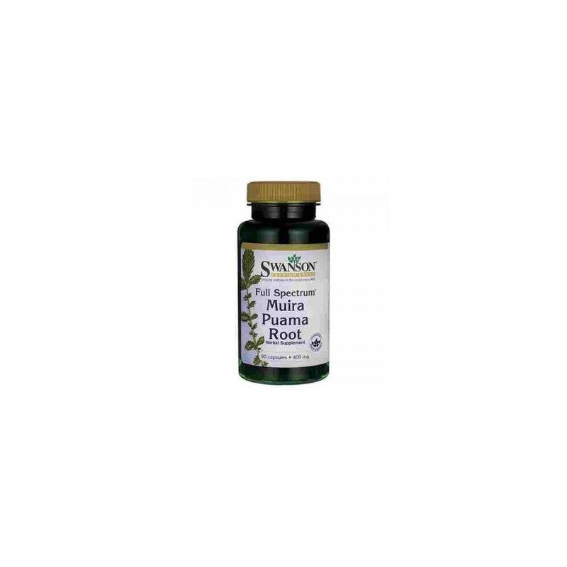 Full Spectrum Muira Puama Root 400mg - 90caps.