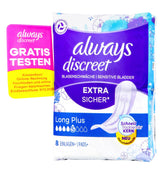 Always discreet Inkontinenz Einlagen long plus, 8 er