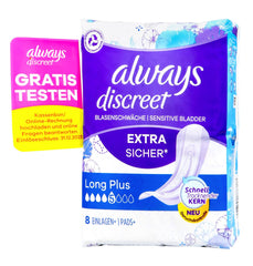 Always discreet Inkontinenz Einlagen long plus, 8 er