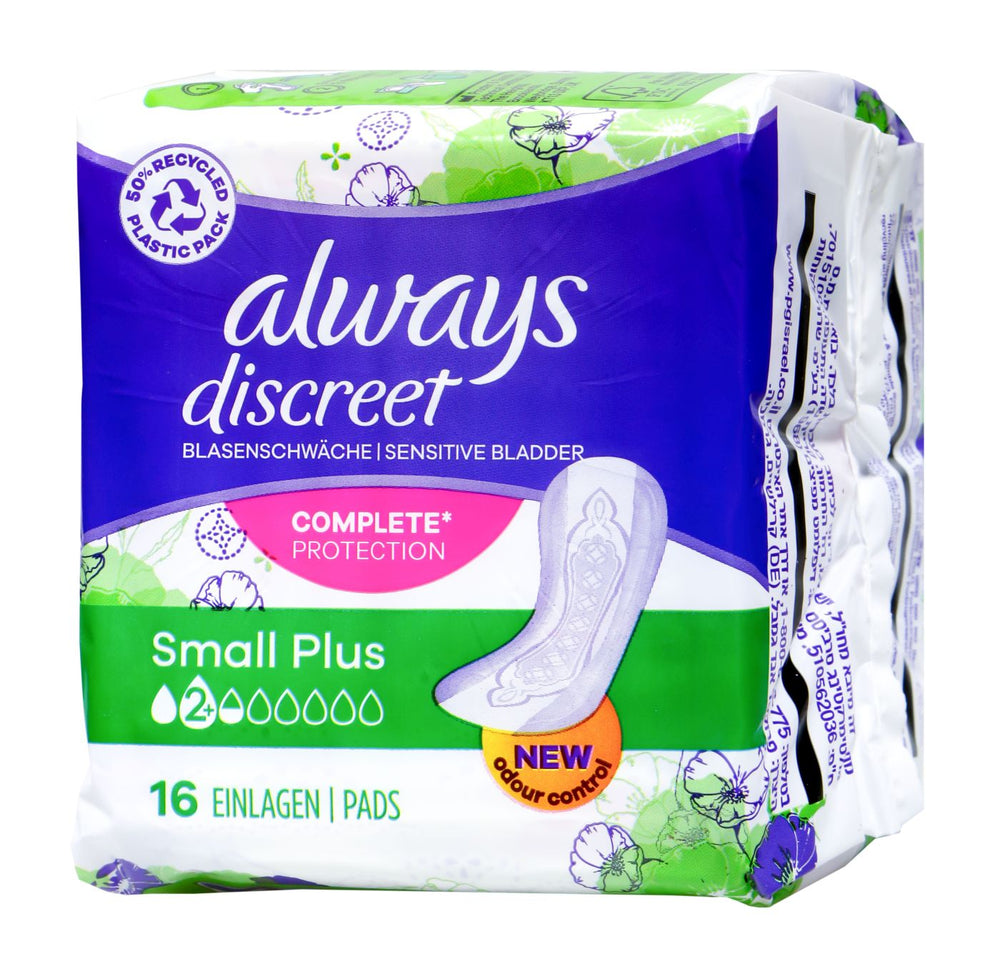 Always discreet Inkontinenz Einlagen S plus, 16 er