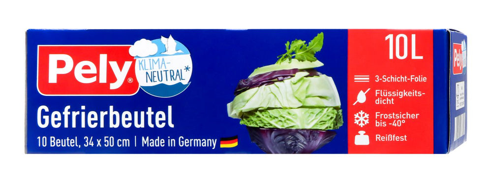 Pely Gefrierbeutel Rolle 10 l, 10 er