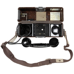 Finn. Feldtelefon,gebr., TOP ZUSTAND