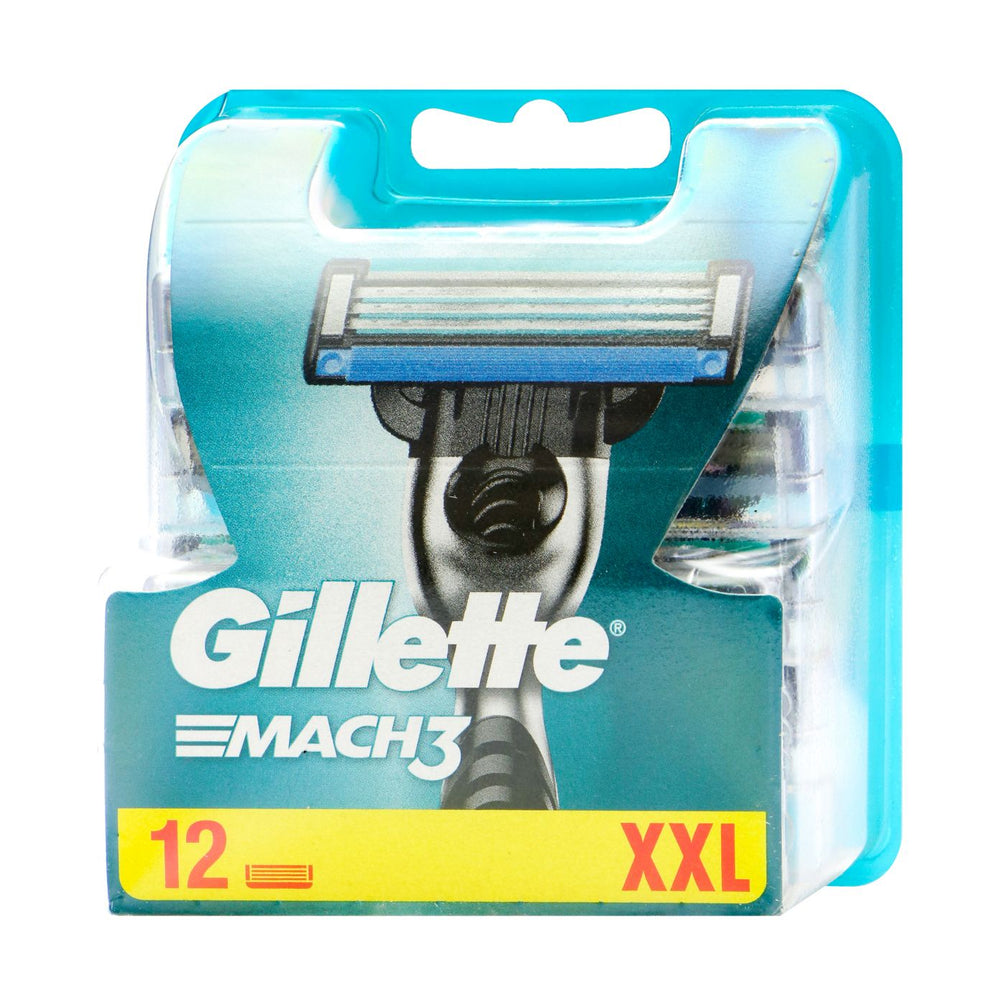 Gillette Mach 3 Klingen, 12 er