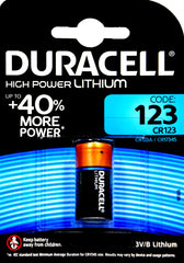 Duracell Ultra Photo DL 123, 3,0 V
