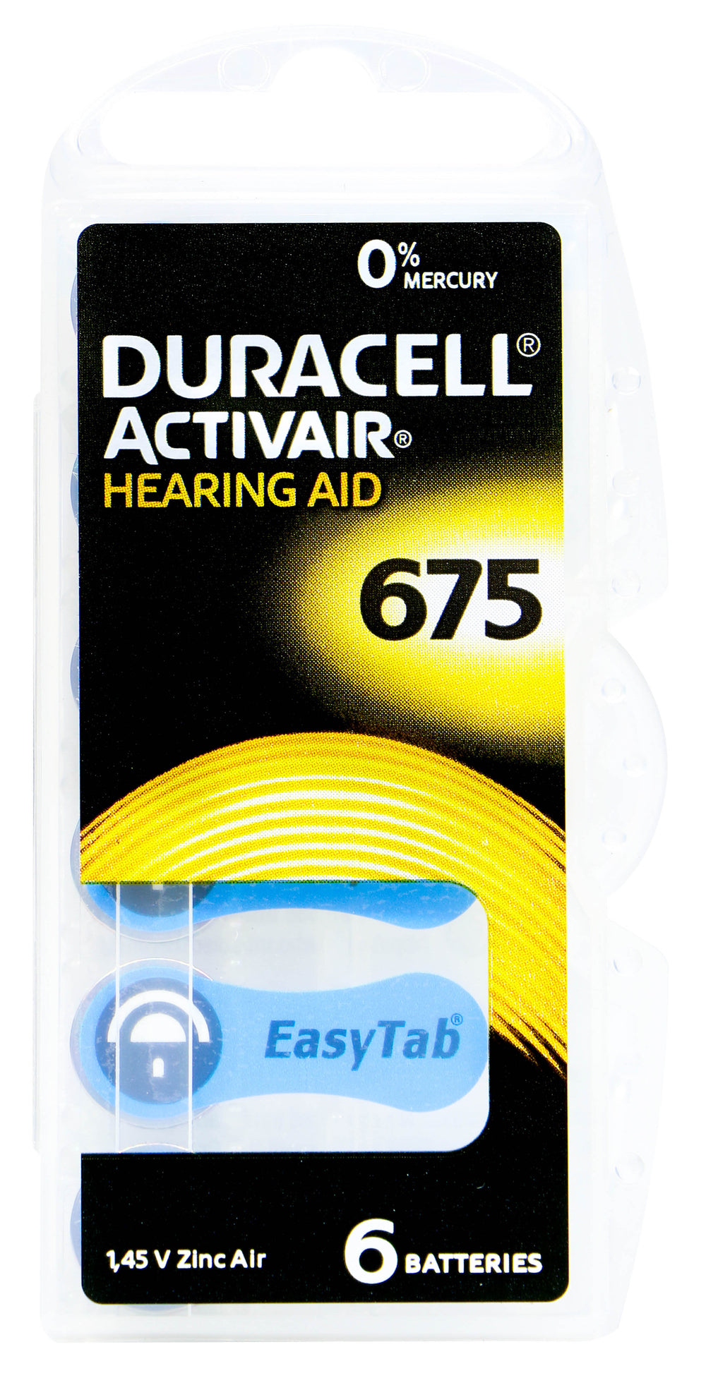 Duracell Hörgerätebatterie blau 675, 1,4 V