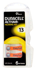 Duracell Hörgerätbatterie Rot DA 13, 1,4 V