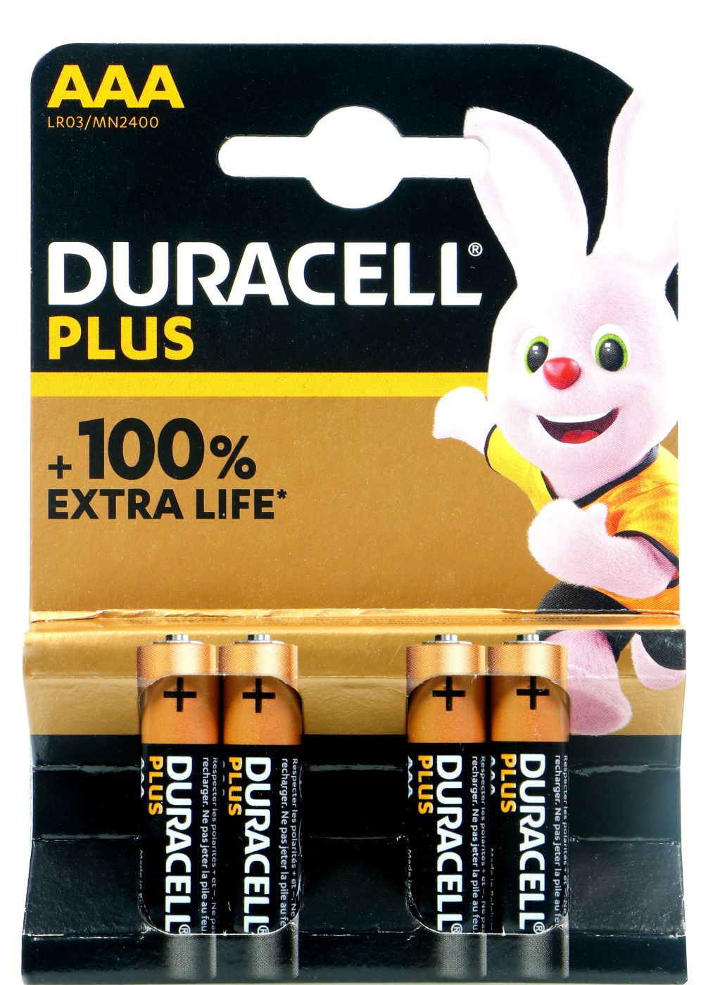 Duracell Plus Power AAA Micro NM2400 Neu, 4 x 1,5 V