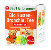 Bad Heilbrunner Bio Husten-& Bronchial Tee für Kinder, 8 Beutel