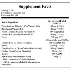 Vitamin B-100 - 100tabs.