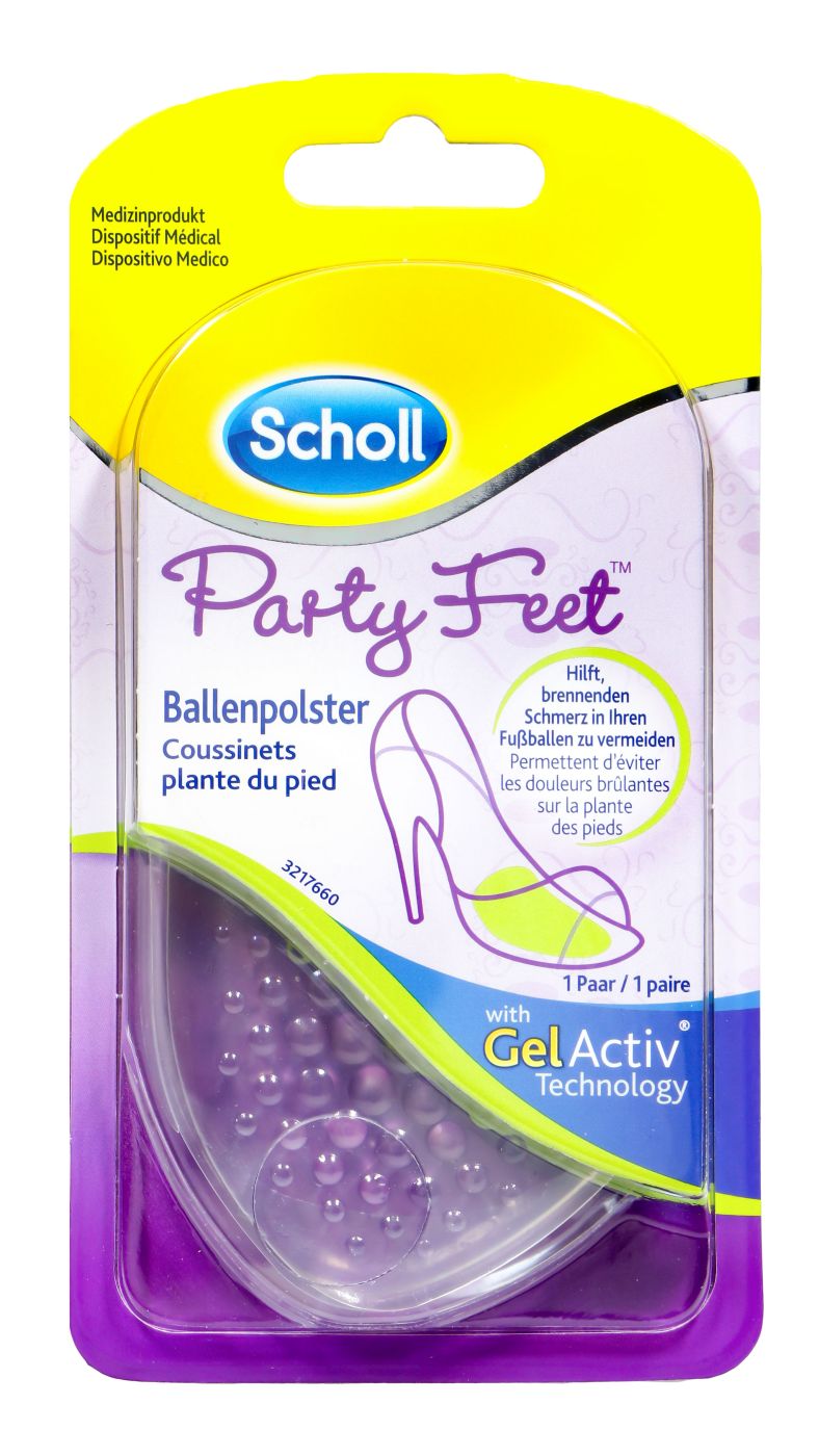 Scholl Partyfeet Ballenpolster, 2 er