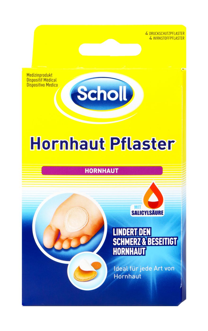Scholl Hornhaupflaster, 4 er