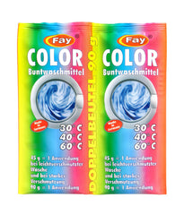 Fay Color Buntwaschmittel Doppelbeutel, 90 g