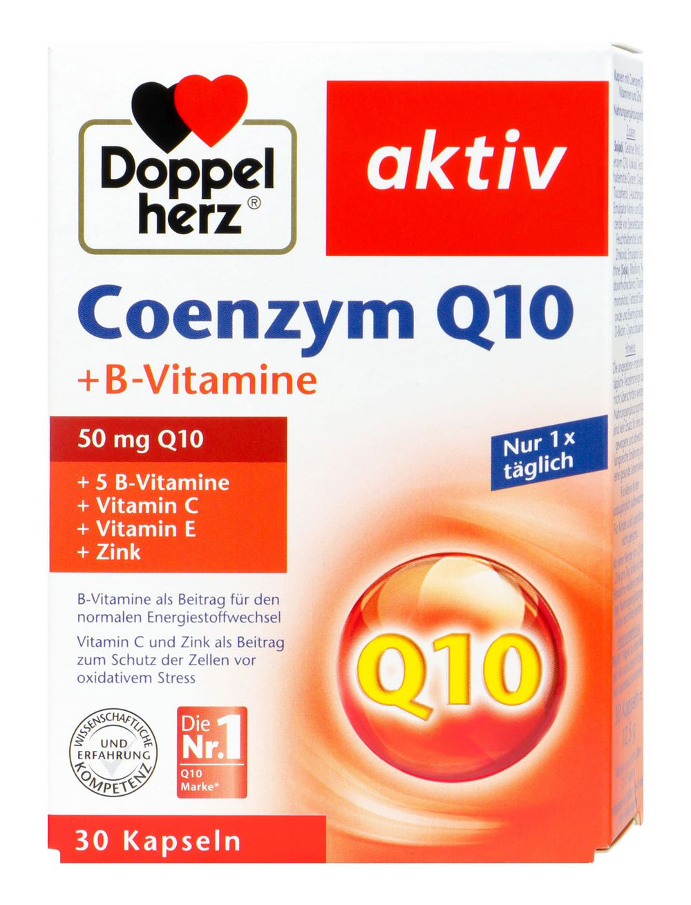 Doppelherz Coenzym Q 10 + B-Vitamine, 30 er