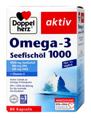 Doppelherz Omega-3 Seefischöl 1000 mg, 80 er