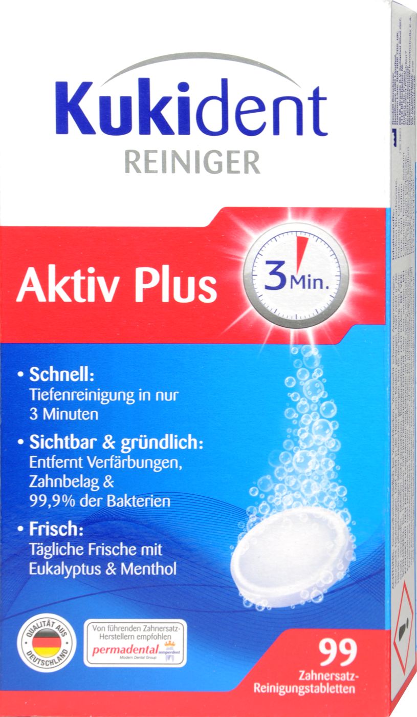 Kukident Aktiv Plus Tabletten, 99 er