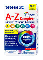 Tetesept Vitamin A-Z Depot Filmtabletten, 40 er