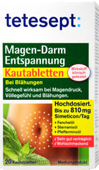 Tetesept Magen-Darm Entspannungskautabletten, 20 er